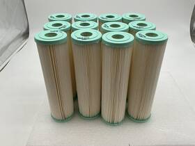 801-100 Harmsco Lot Of 12 Industrial Filters Pleated Filter