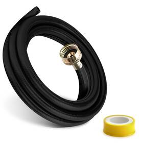 Dh12 Hasanbar Dehumidifier Drain Hose 3/4 Inch Fht 12 Foot With Premium Brass Connectors