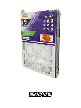 Hdx 078757021265 16x25x5 Inch Trion Airbear Single Replacement Pleated Air Filters Fpr 9 Merv 1