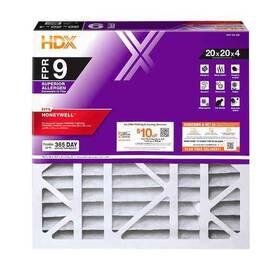 Hdx 078757021579 20x20x4 Inch Honeywell Replacement Pleated Air Filter Merv 13 Fpr 9