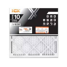 Hdx 313087254267 18 Inch X Premium Pleated Air Filter Fpr 10 Merv 13 12-pack