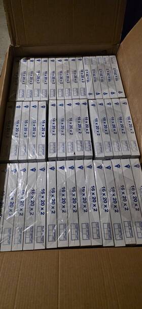 Hdx 445055854834 16 Inch X 20 2 Contractor Pleated Air Filter Fpr 7 Merv 8 Pack Of 5