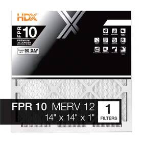 Hdx 705353454820 14 Inch X 1 Premium Pleated Air Filter Fpr 10 Merv 12