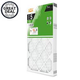 Hdx 726084094123 Standard Pleated Furnace Air Filter 16 Inch X 25 1 Fpr 5 Merv 8 3-packs