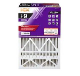 Hdx 726084910522 2 16x25x4 Honeywell Replacement Pleated Air Filters Fpr 9 Merv 13
