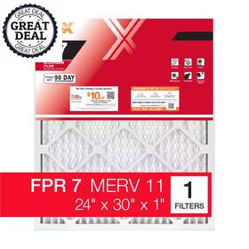 Hdx 744110108484 24 Inch X 30 1 Allergen Plus Pleated Air Filter Fpr 7 Merv 11
