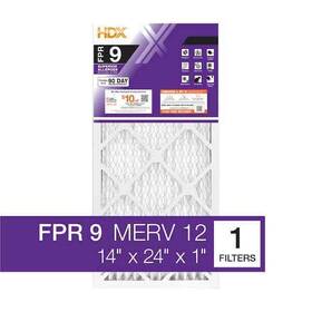 Hdx 840100904149 14x24x1 Inch Furnace Dust Hvac Filters Merv 12 Fpr 9 Premium Pleated Air Filter