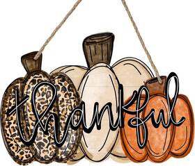 Hd9220251 Hdx Thankful Sign Fall Pumpkin Front Door Decor Thanksgiving Day Wood Hanger A