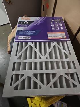 Hdx-cb1625-13-2 Hdx 2 Pack Of 16 Inch X 25 5 Carrier Replacement Pleated Air Filter Fpr 9 Merv 13