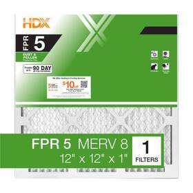 Hdx1p5-011212 Hdx 12 Inch X 1 Standard Pleated Air Filter Fpr 5 Merv 8