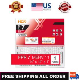 Hdx1p7-011414 Hdx 14 X 1 Allergen Plus Pleated Air Filter Fpr 7 Merv 11 Replacement