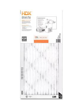 Hdx1p7-011430 Hdx 14 Inch X30 X1 Allergen Plus Pleated Air Filter Fpr 7 Merv 11 12pk