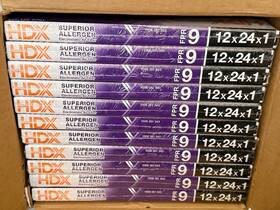 Hdx1p9-011224 Hdx Case 12 Inch X 24 1 Superior Pleated Air Filter Fpr 9 Merv 12x24x1