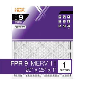 Hdx1p9-012025 Hdx 20x25x1 Air Filter Merv 11 Fpr 9 Pleated Hvac Ac Furnace Allergy Dust 90-day