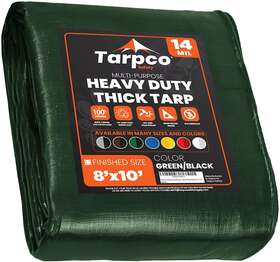 Hdx3p5-011212 Hdx Extra Heavy Duty 14 Mil Tarp Cover Waterproof Uv Resistant Rip And Tear Proof