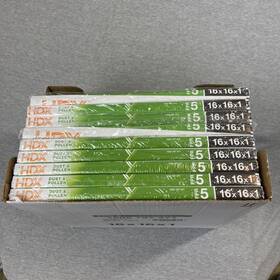 Hdx3p5-011616 Hdx Lot Of 9 - 16 X 1 Standard Pleated Air Filter Fpr 5 Merv 8