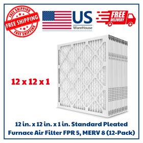 Hdxcp5-011212 Hdx 12 Inch X 1 Standard Pleated Furnace Air Filter Fpr 5 12-pack