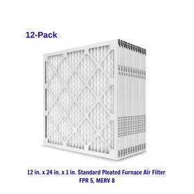 Hdxcp5-011224 Hdx 12 X 24 1 Standard Pleated Air Filter Fpr 5 12-pack Filters Replacement