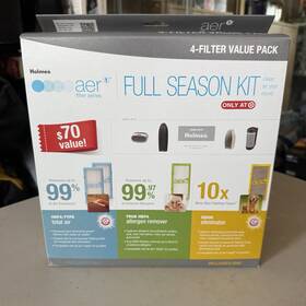 Aer1 Holmes 048894050657 New - Full Season Kit 4 Air Filters Variety Pack Hepa / Odor