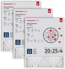 Cf200a1016-3pkam Home 726084946132 20x25x4 Merv 12 Ac Furnace Air Filter 3 Pack Actua