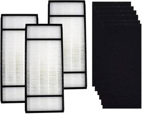 Hrf-h2 Homecarely Hc240 3 Hepa Replacement Filter And 6 Carbon Pre H1 Compatible With Honeyw