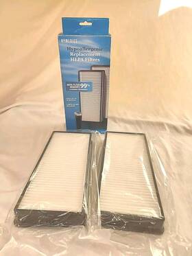 Ar45 Homedics 031262049018 New In Box 2 Replacement Hepa Filters Ar-otfl Ar15 Ar25 Ar35 18 Mo