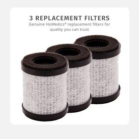 Ap-p60-wt Homedics 031262104342 3-pack Totalclean 3-in-1 Filters For Ap-p60-bk Ap-p60fl
