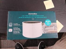 Ap-t65 Homedics T60fl 3-in-1 True Hepa Replacement Filter Cartridge For Ap-t63/ap-t65