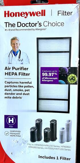 Hrf-h1 Honeywell 929260009984 Hepa Air Purifier Filter H 1-pack