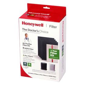 Hrf-arvp100 Honeywell A006989r0 Air Purifier Filter Kit For 4 Pre-filters 1 Hepa