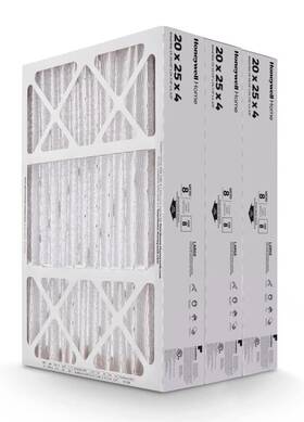 Cf100a1025-3pkam Honeywell Cf100a1025-3pkam/u Home 20x25x4 Merv 8 Ac Furnace Air Filters 3-pack