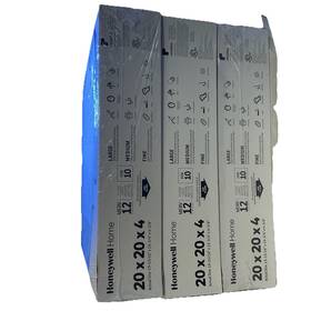 Fc100a1012 Honeywell - Pleated Filter Hvac Furnace 20 Inch X 4 Merv 12 3 Pack New