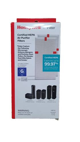 Hrfg2 Honeywell New 2pk Certified Hepa Air Purifier G Filters Free Shipping