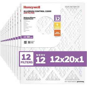 Hwac12201m12.12 Honeywell 12x20x1 Merv 12 Electrostatic Pleated Hvac Ac Furnace Air Filter 1