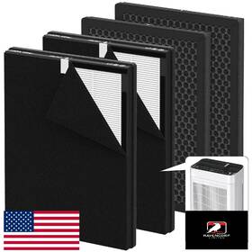 B0fh4ph8tw Horserdy Mk-ap01 Replacement Filter Compatible With Ter Air Purifier Double