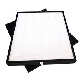 Hqrp 884667900336 True Hepa Filter With 2 Carbon Pre-filters Replacement For Germguardian Flt59
