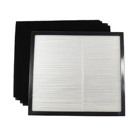 Ap-25 Hqrp 884667918935 Filter Set Ompatible With Homedics Totalclean Af-20 Air Purifier