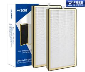 9c-4kg5-8no99 Hqrp 2 Pk H13 Hepa Filter For Ma40 Air Purifier Prefilter Carbon