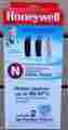 Hrf-n2 Honeywell True Hepa Replacement Filter N 2 Pack