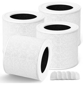 Hsiamen 445046881894 4 Pack Core Mini Replacement Filter Compatible With Levoit Air Purifier