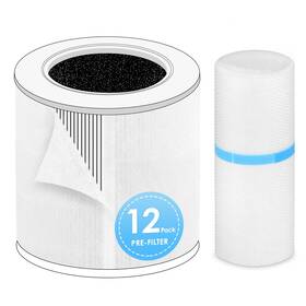 Hsiamen 742669531500 12-pack Pre-filter Compatible With Levoit Core Mini Air Purifier Filt