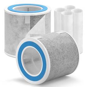 Hc451 Hsiamen 789537600609 Hp102 Replacement Filter Compatible With Shark Air Purifier Hp100 Hc450