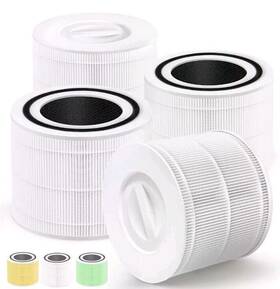 Hsiamen 798357452749 Air Filter Compatible With Levoit Core 300 And Puroair 240 Purifier