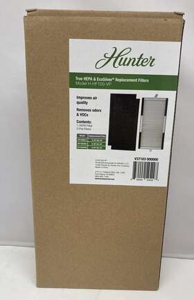 H-hf100-vp Hunter 850009545497 Oem True Hepa And Ecosilver Replacement Filters New