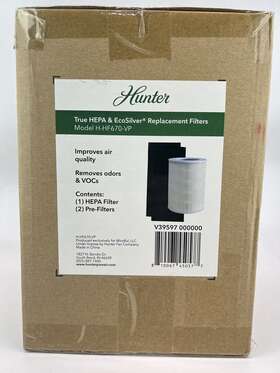 H-hf670-vp Hunter H-h670-vp True Hepa And Ecosilver Replacement Filter