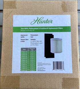 H-hf450-vp Hunter True Hepa Photocatalyst And Ecosilver Replacement Filters New