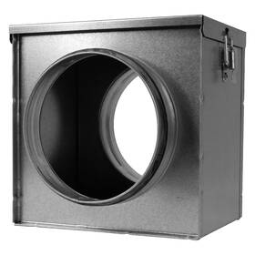 Hvac Ov 751037986879 8 Inch Filter Box - Inline Duct For Round Galvanized Steel Air