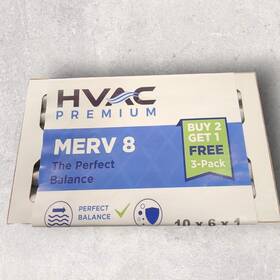 Hvac Premium 810035424883 10x6x1 Merv 8 Air Filters 3 Pack Three Small Allergen Protection
