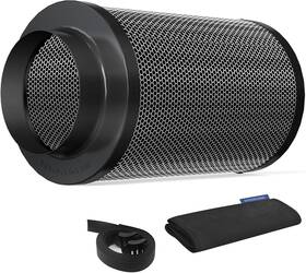Hydrowe 313039517501 Air Carbon Filter 4 Inch Smellines Control Removes 3x More Odors Contaminants