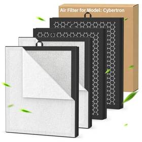 Ignisflare Amc-4p 4-pack Cybertron Replacement Filter Compatible With Aeocky 4 Pack
